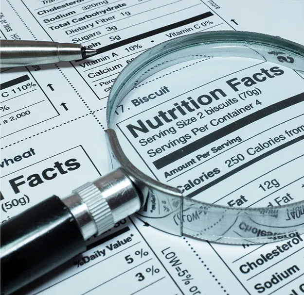 Regulatory Food & Dietary Supplement Labeling Compliance Services  
